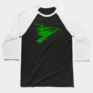 Northrop Grumman B-2 Spirit - Green Design Baseball T-Shirt